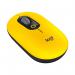 Logitech POP with Emoji Ambidextrous 4000 DPI 4 Buttons Bluetooth Wireless Optical Mouse Blast Yellow 8LO910006546