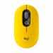 Logitech POP with Emoji Ambidextrous 4000 DPI 4 Buttons Bluetooth Wireless Optical Mouse Blast Yellow 8LO910006546