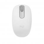 Logitech M196 1000 DPI Wireless Bluetooth Optical Off White Mouse 8LO910007460