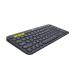 Logitech K380 Multi-Device Bluetooth QWERTY English Bluetooth Keyboard Dark Grey 8LO920007580
