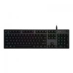 Logitech G512 Lightsync RGB QWERTY UK USB Wired Mechanical Gaming Keyboard with GX Brown Switches 8LO920009350