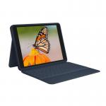 Logitech Rugged Combo 3 Classic Blue Smart Connector QZERTY UK English Keyboard Folio Case 8LO920009658