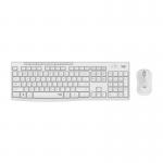 Logitech MK295 Silent Full Size Straight QWERTY UK International Wireless Keyboard and Ambidextrous Buttons Mouse Off White 8LO920009823