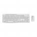 Logitech MK295 Silent Full Size Straight QWERTY UK International Wireless Keyboard and Ambidextrous Buttons Mouse Off White 8LO920009823