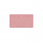 Logitech Keys-to-Go QWERTY UK International Portable Wireless Blush Pink Keyboard for Apple 8LO920010059