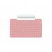 Logitech Keys-to-Go QWERTY UK International Portable Wireless Blush Pink Keyboard for Apple 8LO920010059