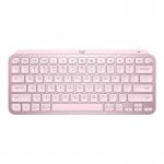 Logitech MX Keys Mini RF Wireless Bluetooth QWERTY English Keyboard Rose Pink 8LO920010497