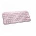 Logitech MX Keys Mini RF Wireless Bluetooth QWERTY English Keyboard Rose Pink 8LO920010497