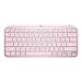 Logitech MX Keys Mini RF Wireless Bluetooth QWERTY English Keyboard Rose Pink 8LO920010497