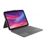 Logitech Combo Touch QWERTY UK English Keyboard Case for Apple iPad 10th Generation Grey 8LO920011441