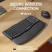 Logitech Wave Keys for Business Wireless Ergonomic Keyboard 8LO920012333
