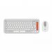 Logitech Pop Icon Combo Wireless Off White Keyboard and Mouse Set 8LO920013113