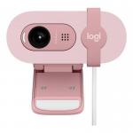 Logitech Brio 100 30 FPS 2MP 1920 x 1080 Pixels Full HD USB Wired Rose Pink Webcam 8LO960001623