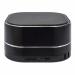 Manhattan Sound Science Metallic Black Bluetooth Speaker - Up to 6 Hours Playback Time; 10m Range; Aux 3.5mm Connector 8MAN164993