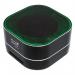 Manhattan Sound Science Metallic Black Bluetooth Speaker - Up to 6 Hours Playback Time; 10m Range; Aux 3.5mm Connector 8MAN164993