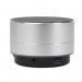 Manhattan Metallic Silver Bluetooth Speaker - Up to 5 Hours Playback Time; Splashproof; 10m Range; Aux 3.5mm Connector 8MAN165327