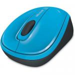 Microsoft Mobile 3500 Ambidextrous RF Wireless BlueTrack 1000 DPI Mouse Cyan Blue 8MIGMF00271