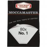 Moccamaster Coffee Paper Filter Number 1 80 Pieces 8MM85090