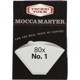 Moccamaster Coffee Paper Filter Number 1 80 Pieces 8MM85090