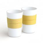 Moccamaster 2 Porcelain Coffee Mugs 200ml Pastel Yellow 8MMMA024