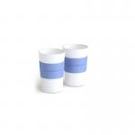 Moccamaster 2 Porcelain Coffee Mugs 200ml Pastel Blue 8MMMA025
