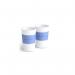 Moccamaster 2 Porcelain Coffee Mugs 200ml Pastel Blue 8MMMA025