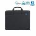 Mobilis Trendy 12.5 to 14 Inch Black 35% Recycled Sleeve Briefcase 8MNM025026