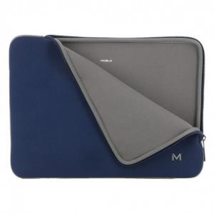 Image of Mobilis Skin Sleeve 12.5 to 14 Inch Apple MacBook Pro Navy Blue Grey