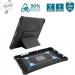 Mobilis ProTech Reinforced Apple iPad 10.9 Inch 10th Generation Black Tablet Case with Kickstand and Handstrap 8MNM053019