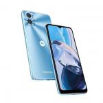 Motorola Moto E22 6.5 Inch MediaTek Helio G37 4GB RAM 64GB Storage Android 12 Crystal Blue Mobile Phone 8MOPAVC0008GB