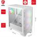 MSI MAG Forge 320R White Airflow Mid Tower Gaming PC Case