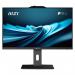 The picture shows a sleek MSI Desktop with a 23.8-inch screen. The device features an Intel Core i3-14100 processor, 8GB of RAM, and 256GB of SSD storage. It also comes with Intel UHD Graphics 770 and runs on Windows 11 Pro. This all-in-one PC is perfect for professional use.