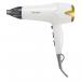 Nicky Clarke 2200W Lightweight Classic Hair Dryers with Frizz Reducing Ionic Technology 3 Heat and 2 Speed Settings White and Gold 8NCNHD111