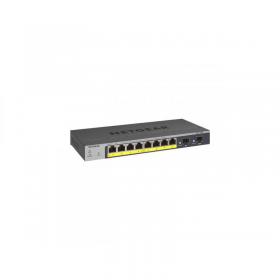 Netgear GS110TP 8 Port Gigabit Ethernet PoE Pro Smart Managed Switch with 2 SFP Ports and Cloud Management 8NE10276435