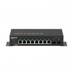 NETGEAR AV Line 8-Port Managed Rackmount Gigabit PoE Plus Switch with 2 x 1GbE SFP Plus Ports 8NE10376600