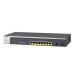 Netgear 8 Port PoE Gbit Smart Switch with 2x SFP 8NEGS510TLP100