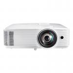 Optoma H117ST DLP 3D WXGA 1280 x 800 Resolution 3800 ANSI Lumens Standard Throw Data Projector White 8OPE9PX7DR01