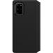 OtterBox Strada Via Sleek Soft Touch Protective Phone Case for Samsung Galaxy S20 Plus Black Night Booklet Style Folio Slim Profile Magnetic Latch 8OT7764286