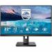 Philips S Line 222S1AE 21.5 Inch 1920 x 1080 Pixels Full HD Resolution HDMI VGA DisplayPort DVI LED Monitor 8PH222S1AE