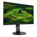The Philips 241B8QJEB monitor boasts a sleek, modern design with a 23.8 inch display featuring stunning 1920 x 1080 pixel Full HD resolution. The monitor offers multiple connectivity options including HDMI, VGA, DisplayPort, and DVI. Its slim bezels and adjustable stand make it a versatile addition to any workspace. The crystal clear display and crisp colors make it perfect for both work and entertainment purposes.