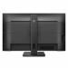 The photo showcases a sleek and modern Philips 27 inch monitor with a 4K Ultra HD IPS panel. The screen provides stunning resolution with 3840 x 2160 pixels, perfect for viewing high-quality images and videos. The display is enhanced with HDMI, DisplayPort, and USB-C connectivity options. The design is minimalistic and professional, with slim bezels and a sturdy stand. Overall, the Philips 279P1 exudes style and functionality, making it a great addition to any workspace.