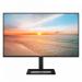 The photo shows a sleek Philips 1000 Series monitor that is 27 inches in size and has a quad HD resolution of 2560 x 1440 pixels. It features an HDMI port, DisplayPort, and USB-C connectivity options and can be adjusted in height for optimal viewing.
