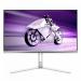 The photograph of the Philips Monitors Philips Evnia 8000 shows a sleek and modern 26.5 inch display with a stunning 2560 x 1440 pixel resolution. The QD-OLED screen technology produces vibrant and lifelike colors, while the HDMI and DisplayPort connectivity options make it perfect for gaming.