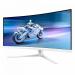 Philips Evnia 34M2C5501A 34 Inch 3440 x 1440 Pixels Wide Quad HD Fast VA HDMI DisplayPort White Curved Gaming Monitor 8PH34M2C5501A