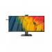 The photo shows a sleek and modern Philips monitor from the 5000 series. With its 40-inch size and 3440 x 1440 pixel resolution, this monitor offers a stunning display quality. Its dual quad HD IPS panel ensures vibrant colors and wide viewing angles. The monitor also features HDMI, DisplayPort, and USB-C docking, making it convenient for connecting multiple devices. The built-in webcam adds a convenient touch for video calls.