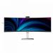 The Philips Monitors 6000 Series features a sleek 49-inch display with a 5120 x 1440 pixel resolution. The SuperWide VA Panel provides stunning and immersive visuals, perfect for productivity or entertainment. The Thunderbolt 4, HDMI, and DisplayPort allow for easy connectivity and seamless multitasking. Overall, the monitor offers a modern and futuristic design that will elevate any workspace.