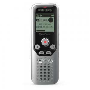 Image of Philips Dictation DVT1250 VoiceTracer Audio Recorder MicroSD 8GB