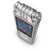 Philips Dictation DVT4110 VoiceTracer Audio Recorder 8GB Memory Chrome Silver 8PHDVT4110