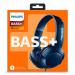 Bass Plus On Ear Wired Headphones Blue