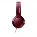 Bass Plus OnEar Wired Headphones Red